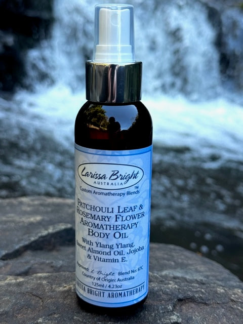Patchouli Leaf & Rosemary Body Oil - Larissa Bright Australia