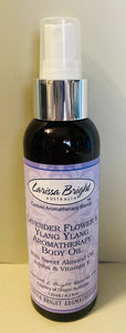 Lavender Flower & Ylang Ylang Body Oil - Larissa Bright Australia