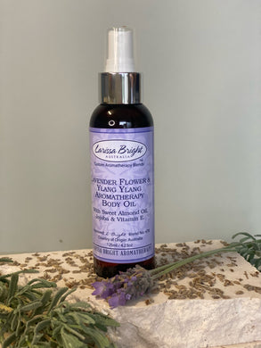 Lavender Flower & Ylang Ylang Body Oil - Larissa Bright Australia