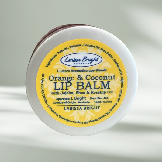 Sweet Orange & Coconut Lip Balm