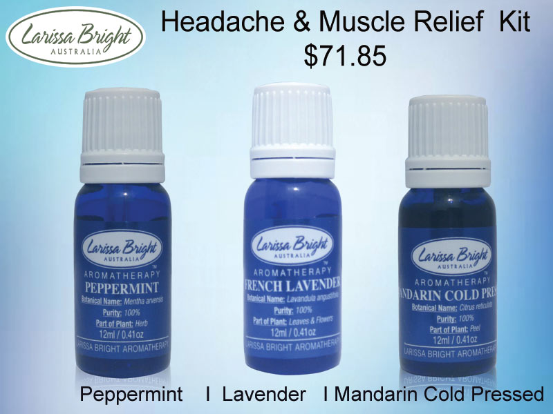 Headache and Muscle Relief Kit - Larissa Bright Australia