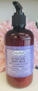 250ml After Sun Lavender & Orange Body Milk - Larissa Bright Australia