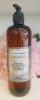 500ml Coconut Vanilla & Honey Shower Gel - Larissa Bright Australia