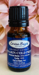 Mandarin - Cold Pressed Essential Oil - Larissa Bright Australia